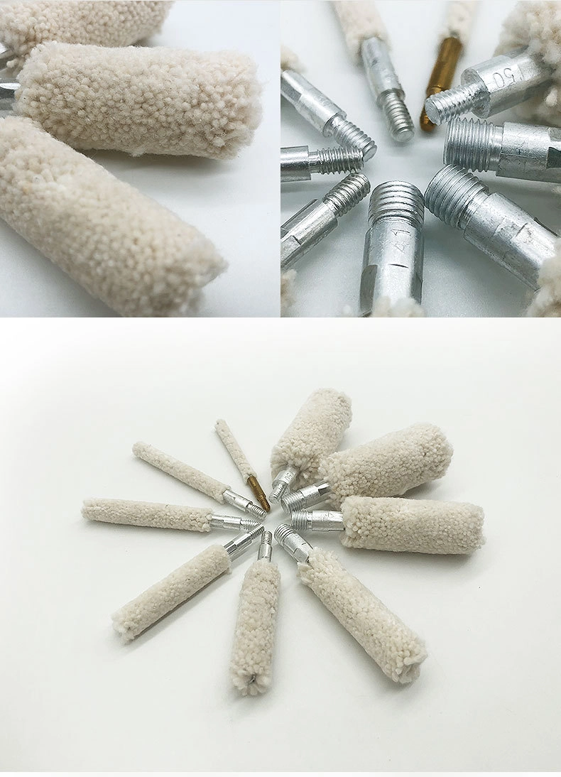 Cotton Wires Gun Cleaning Mops For Bore Cleaning