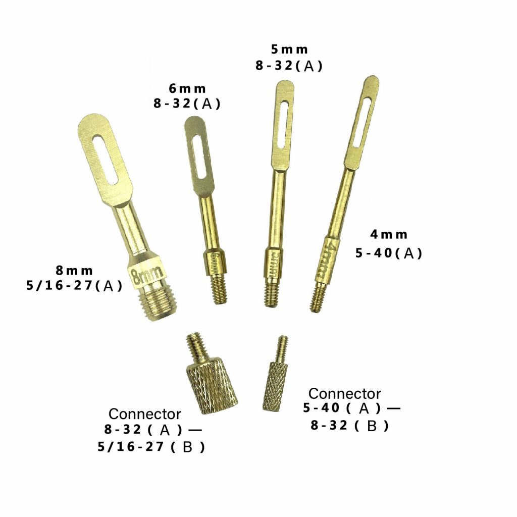 Brass Material Gun-Cleaning Tips or Patch Holder