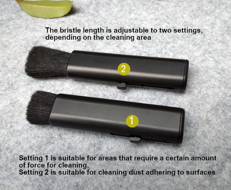 Wool hair retractable 2-Position for Cleaning Scopes