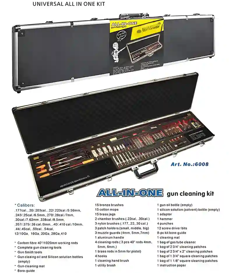 Deluxe Aluminum Master Gun Cleaning Kit