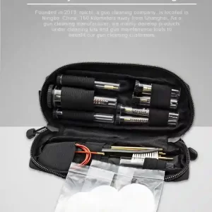 MOLLE Tactical Rifle Cleaning Kit (Dual-System: Rigid Rods & Flexible Cable)